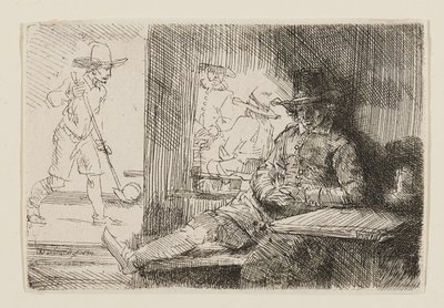 Le Kolf Player - Rembrandt van Rijn