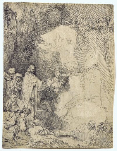 La Résurrection de Lazare - Rembrandt van Rijn