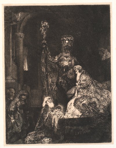 La présentation au temple - Rembrandt van Rijn