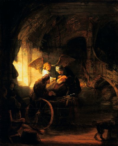 Tobias rend la vue à son père - Rembrandt van Rijn