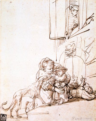 Femme avec un enfant ayant peur d