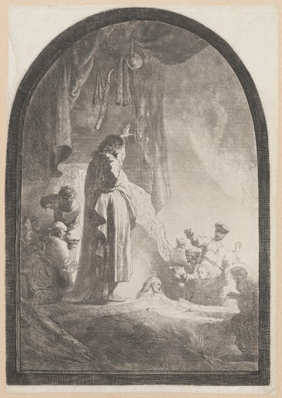 La résurrection de Lazare (grand panneau) - Rembrandt van Rijn