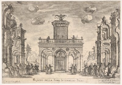 Premier intermède : palais de la renommée, Intermedio sesto : palazzo della fama, de la série 