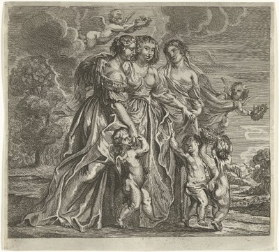 Les trois Grâces - Remoldus Eynhoudts
