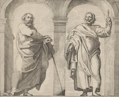 Saints Pierre et Paul dans un vestibule - Remoldus Eynhoudts