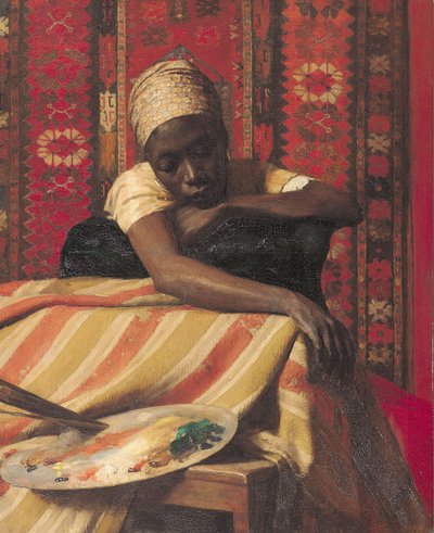 Le modèle au repos - Remy Cogghe