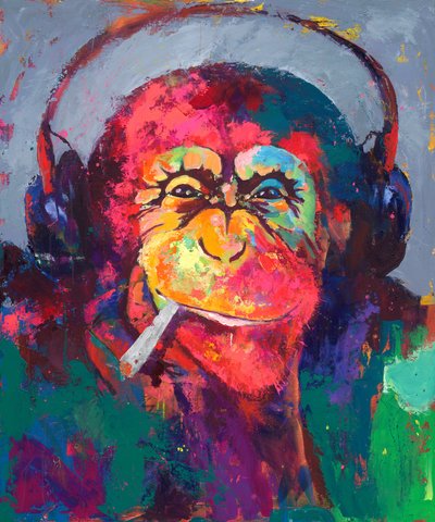 Casque « Colorful Monkey » - Renate Holzner