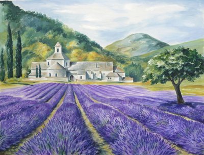 La sérénité des champs de lavande - Renate Holzner