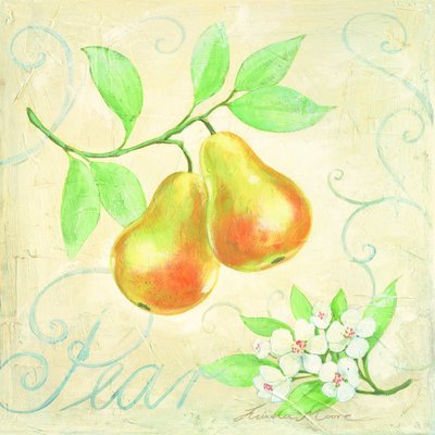 Poires et fleurs - Renate Holzner