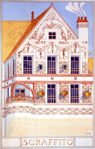 Sgraffito, illustration de 