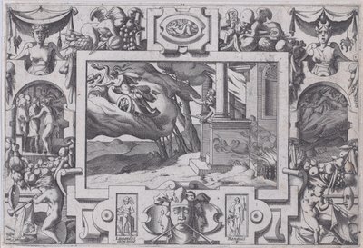 Médée fuit Jason, 1563 - Rene Boyvin