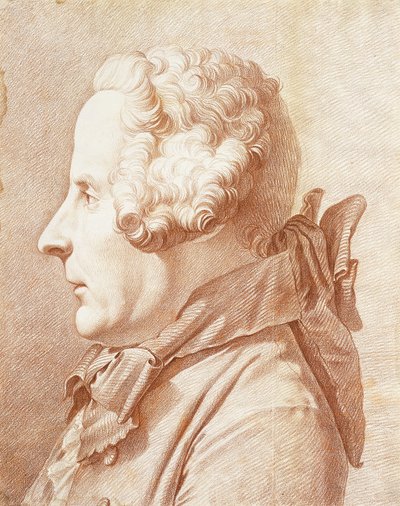 Portrait de Monsieur Hertault de Lienay, de profil, tourné vers la gauche - Rene Michel Slodtz