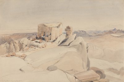 Le Sommet du Mont Sinaï ou Jebel Musa, 1840 - Rev. Edward Thomas Daniell