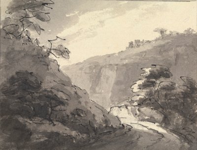 Paysage avec route au premier plan - Rev. William Gilpin