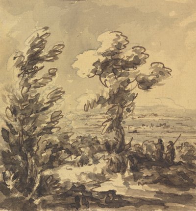 Paysage avec Arbres au Premier Plan - Rev. William Gilpin