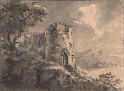 Paysage avec un château en ruine - Rev. William Gilpin