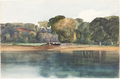 Paysage avec arbres et eau - Reverend James Bulwer