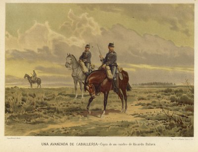 Un avant-poste de la cavalerie - Ricardo Balaca y Canseco