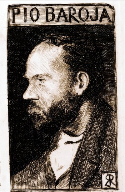 Dessin pour "Ex Libris - Ricardo Baroja