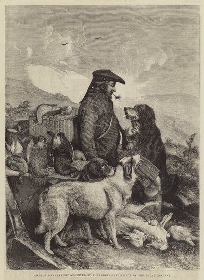 Garde-chasse écossais - Richard Ansdell