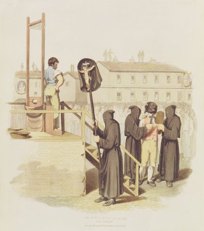 Une exécution à Rome pour meurtre - Richard Bridgens