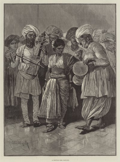 Une danseuse Nautch - Richard Caton Woodville junior