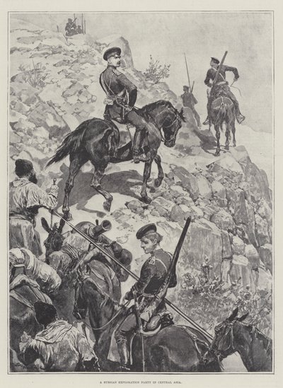 Une expédition russe en Asie centrale - Richard Caton Woodville junior