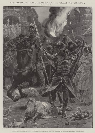 Couronnements des souverains anglais, Guillaume le Conquérant - Richard Caton Woodville junior
