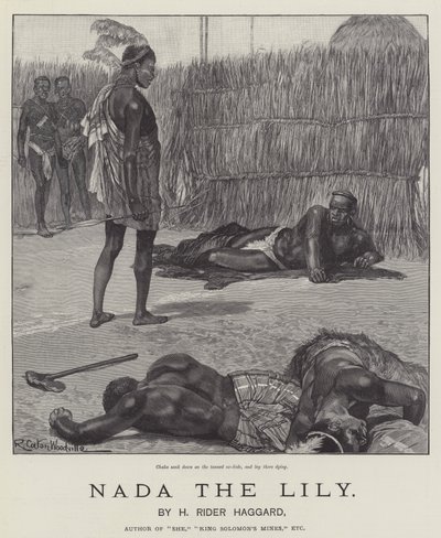 Nada la Lily, par H Rider Haggard - Richard Caton Woodville junior