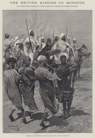 La mission britannique au Maroc - Richard Caton Woodville junior