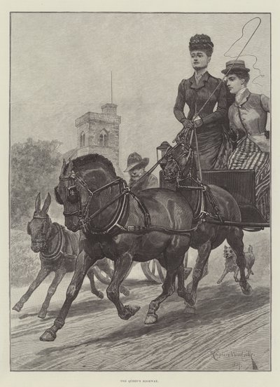 La Route de la Reine - Richard Caton Woodville junior