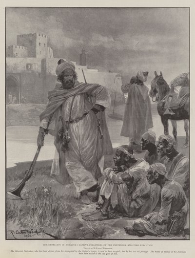La Rébellion au Maroc, Suivants Captifs du Prétendant en Attente d