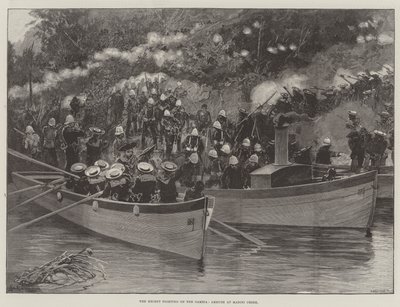Les récents combats sur le Gambia, embuscade à Madini Creek - Richard Caton Woodville junior
