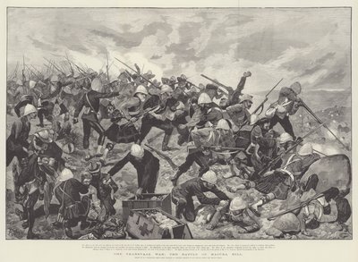 La guerre du Transvaal, la bataille de Majuba Hill - Richard Caton Woodville junior