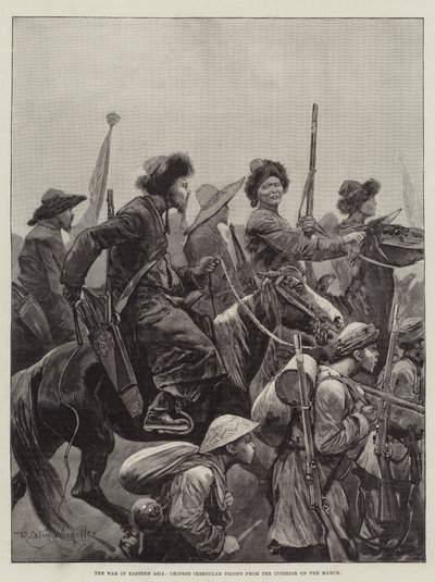 La guerre en Asie orientale, troupes irrégulières chinoises de l