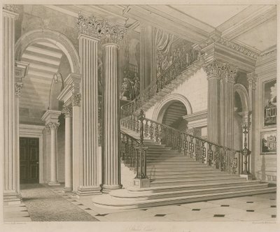 Palais de Buckingham, Escalier - Richard Cattermole