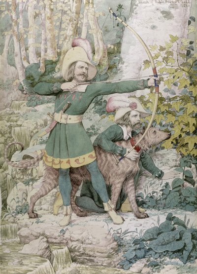 Croquis de Robin des Bois, 1852 - Richard Dadd