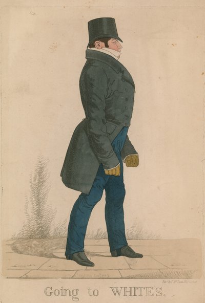 William Arden, 2e baron Alvanley; En route pour Whites - Richard Dighton