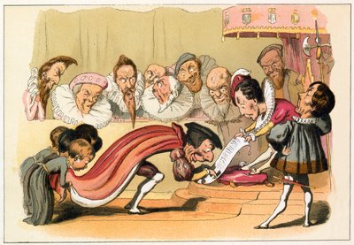 Le roi Édouard VI accorde une charte - Richard Doyle