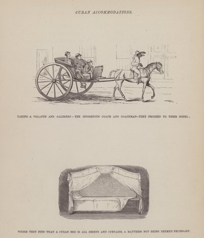 Page du Tour américain de Messieurs Brown, Jones et Robinson (gravure) - Richard Doyle