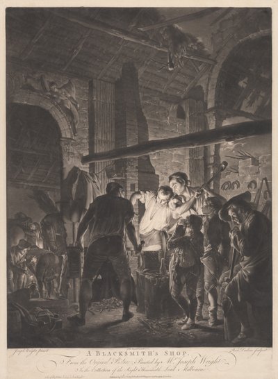 Une forge - Richard Earlom