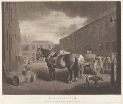 Une Cour de Brasserie - Richard Earlom