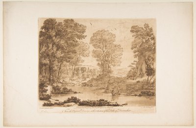 Paysage avec Cupidon et Psyché, 1776 - Richard Earlom
