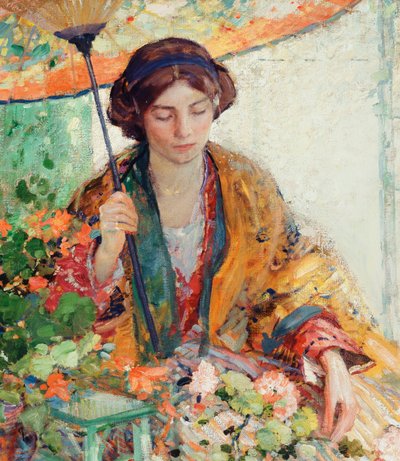 Femme avec Parasol - Richard Emil Miller