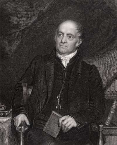 Olinthus Gilbert Gregory, gravé par H. Robinson, de 