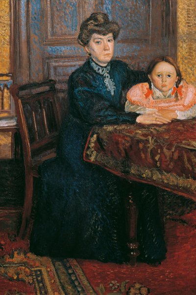 Femme avec enfant (Mathilde Schönberg avec sa fille Gertrud) - Richard Gerstl