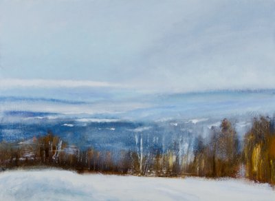 Paysage hivernal serein - Richard Gombar