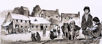 Un homme hanté par la pauvreté : Richard Cobden (gouache sur papier) - Richard Hook