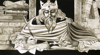 Le roi Alfred était un érudit passionné - Richard Hook