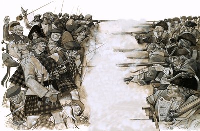La bataille de Culloden - Richard Hook